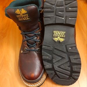 Women's steel toe work boots 👢